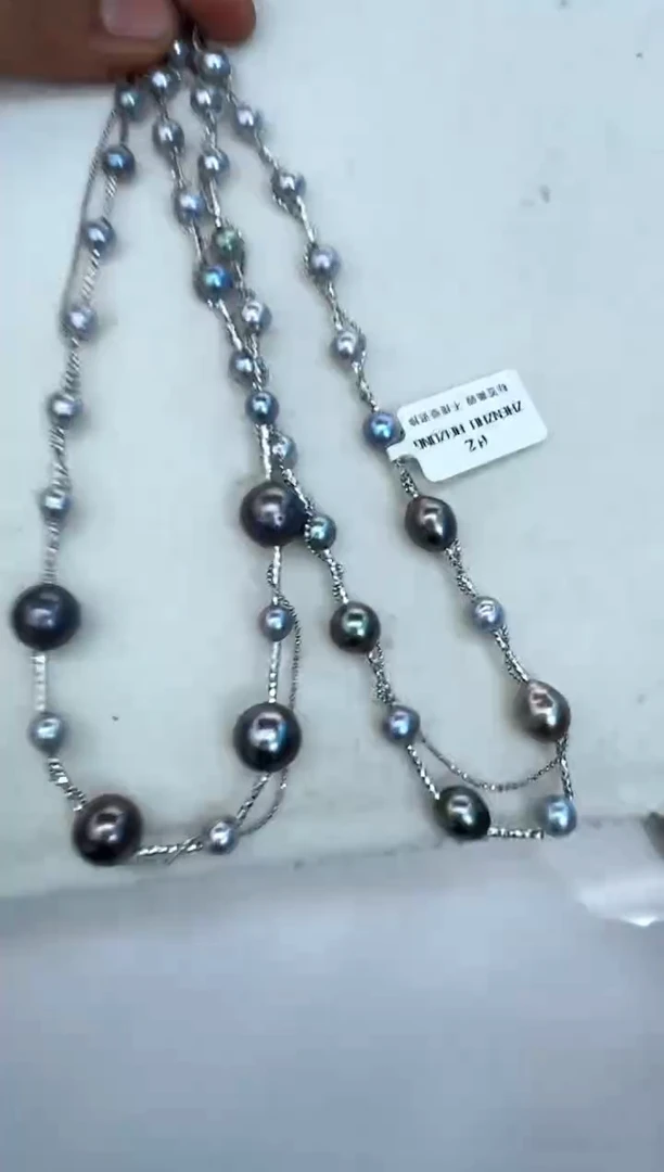 【闪购商品】海水珍珠颈饰银S925镶嵌巴洛克多样性发其一