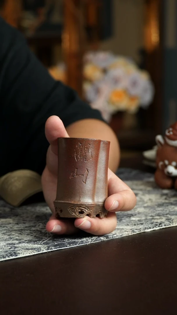 茶杯紫砂78号宜兴紫砂原矿作品