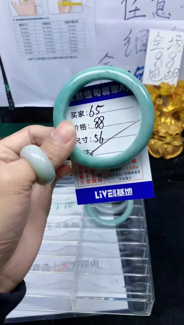 未镶嵌手镯翡翠65