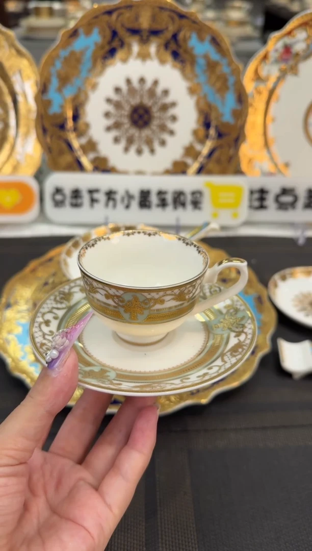 瓷片90毫升杯碟 福利款 2套