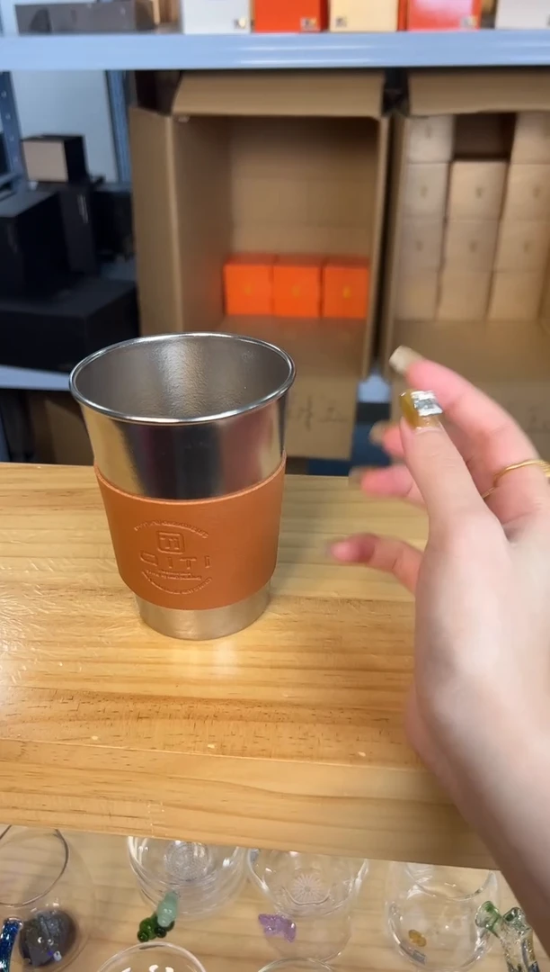 器态-可乐杯皮套棕色