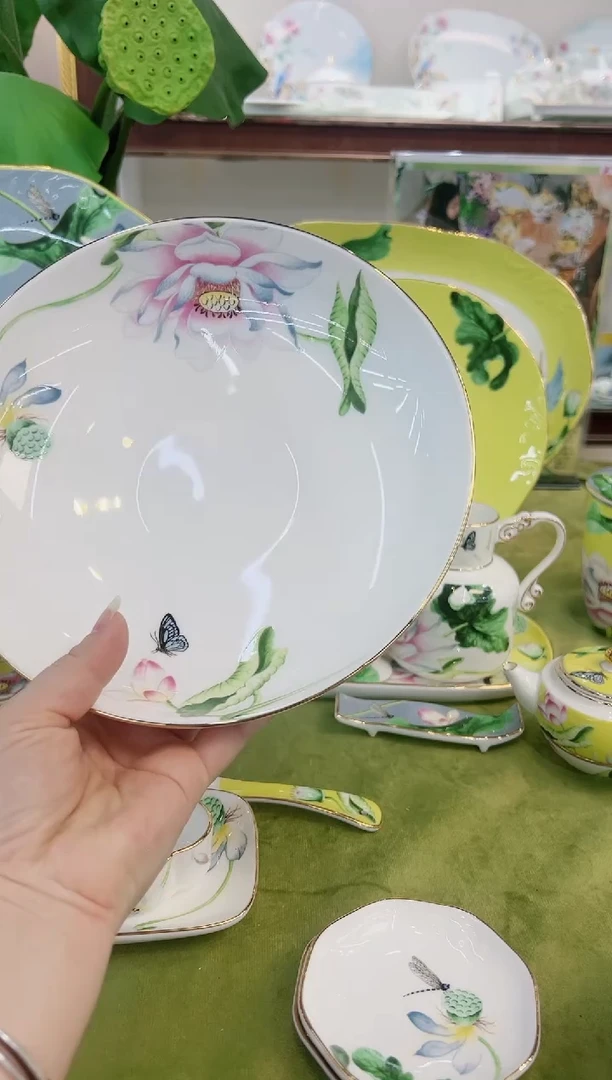 【闪购商品】骨瓷8英寸汤盘·