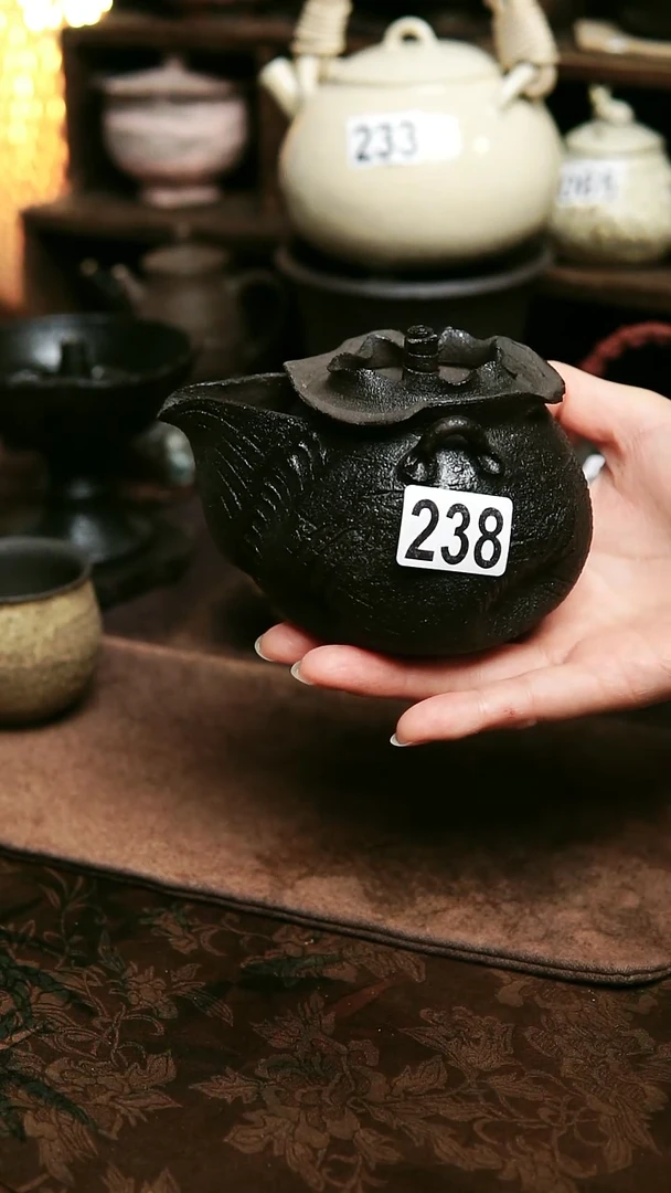 紫砂全手工大容量宝瓶225毫升左右
