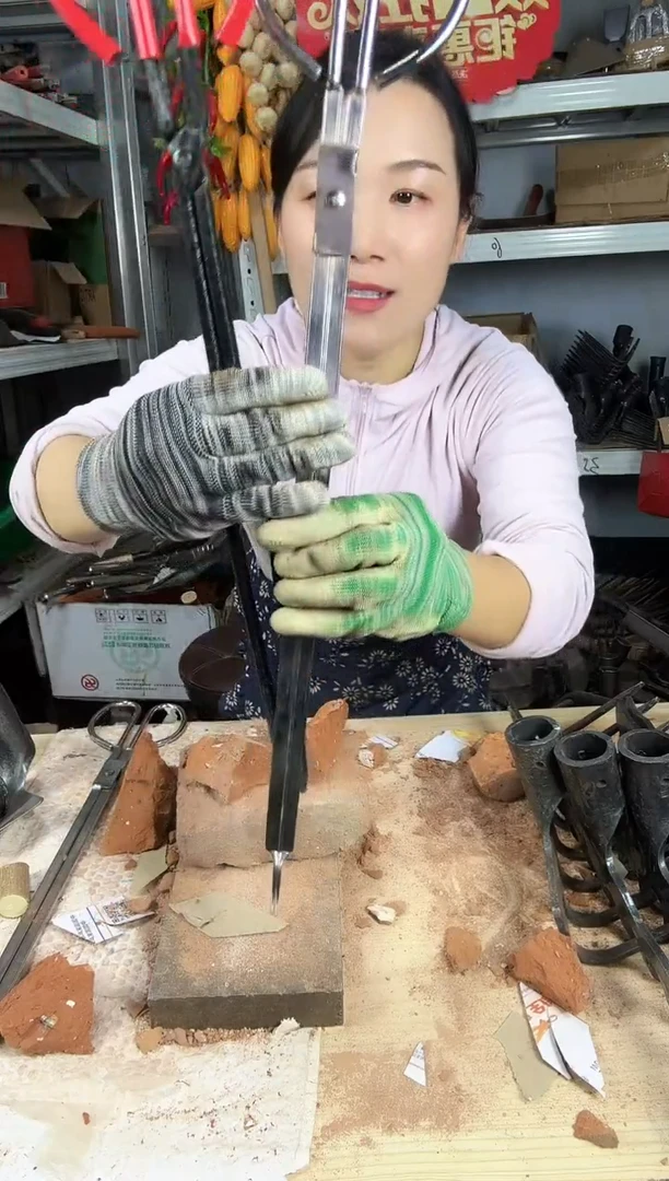 实心夹炭火钳加煤球火钳（两个装）