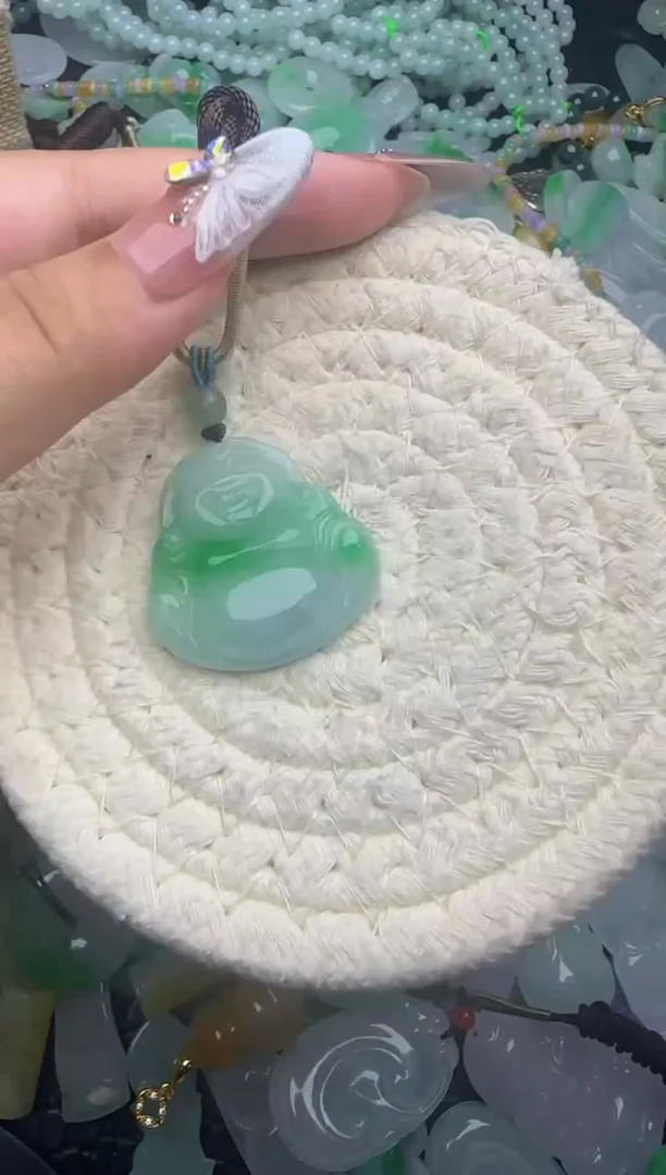 翡翠未镶嵌颈饰天然缅甸翡翠吊坠