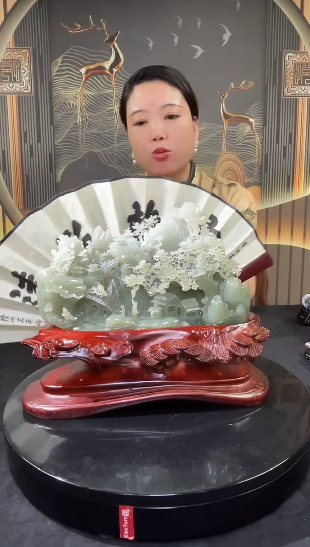 和田玉未镶嵌摆件摆件