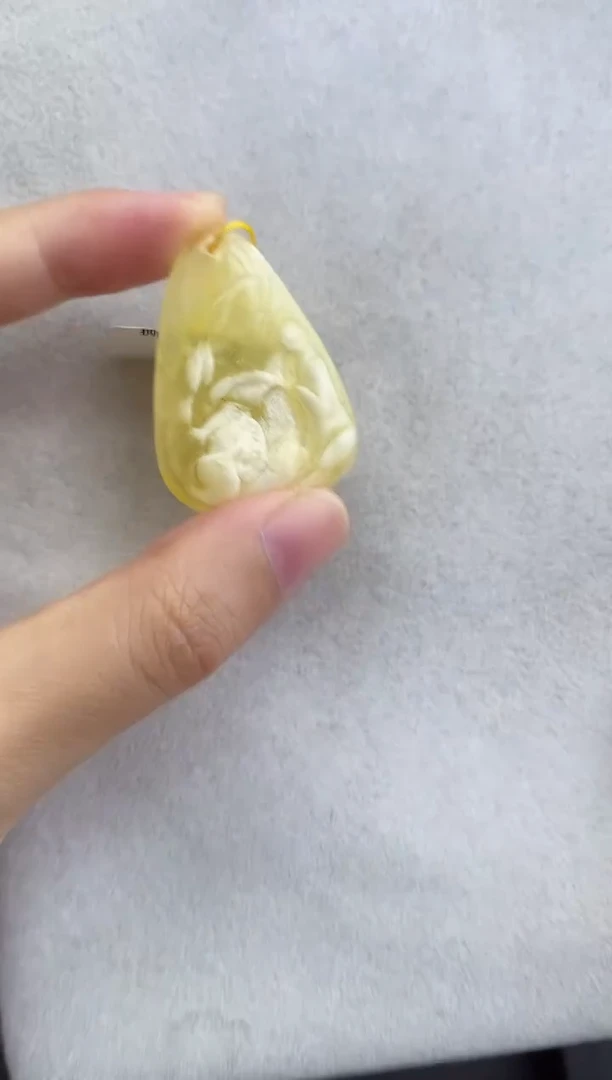 裸石琥珀未镶嵌10927010-特价手机坠