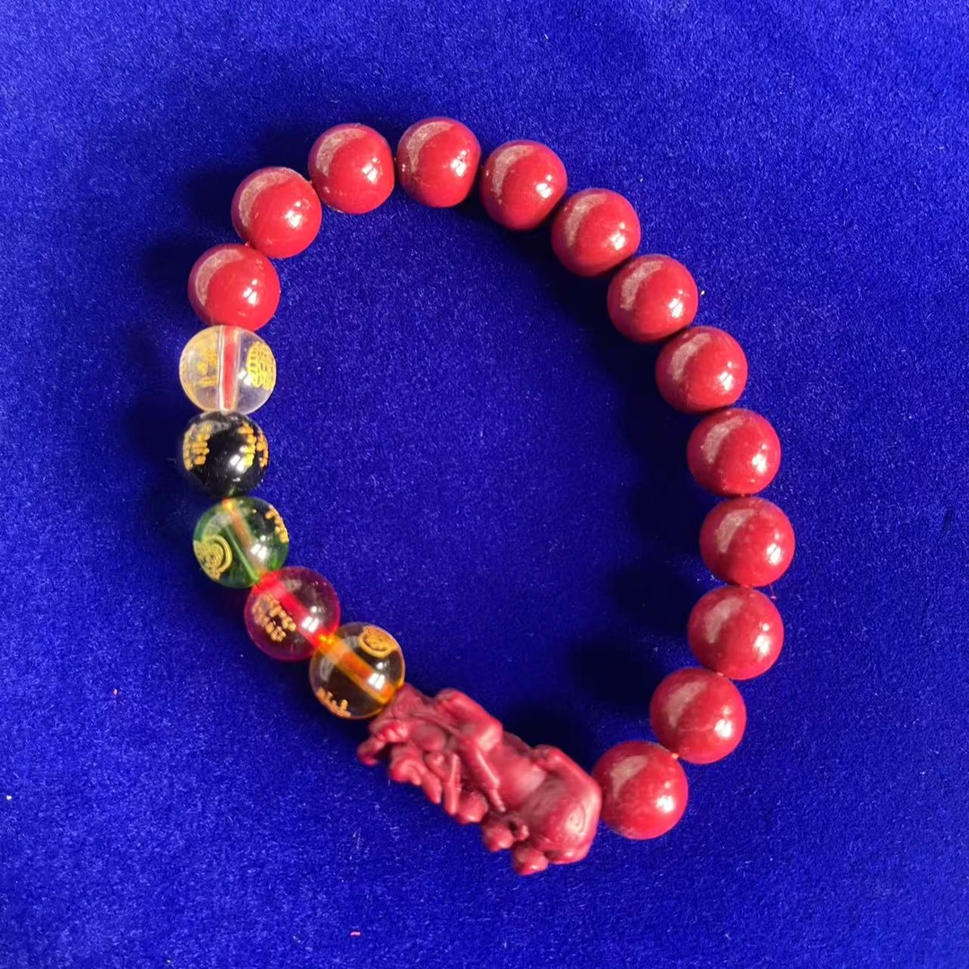 含辰砂工艺品高端专属小貔貅手串