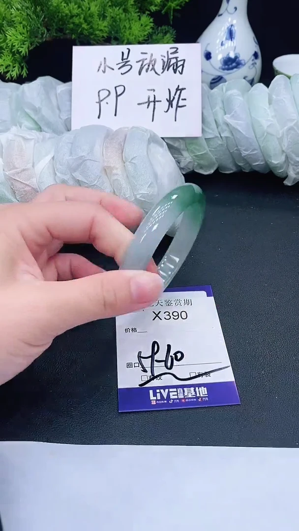 未镶嵌手镯翡翠390