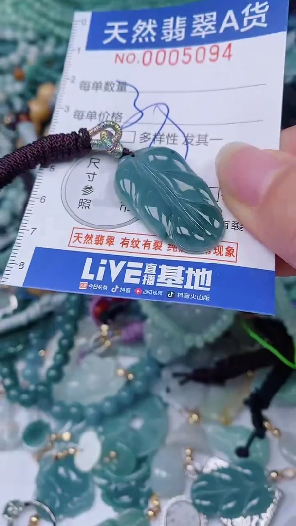 翡翠未镶嵌颈饰00005094