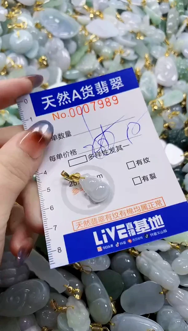 颈饰未镶嵌翡翠天然A货翡翠