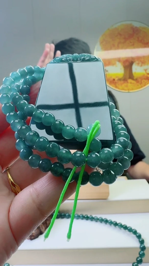 颈饰未镶嵌翡翠天然A货翡翠 多样性随机发其一