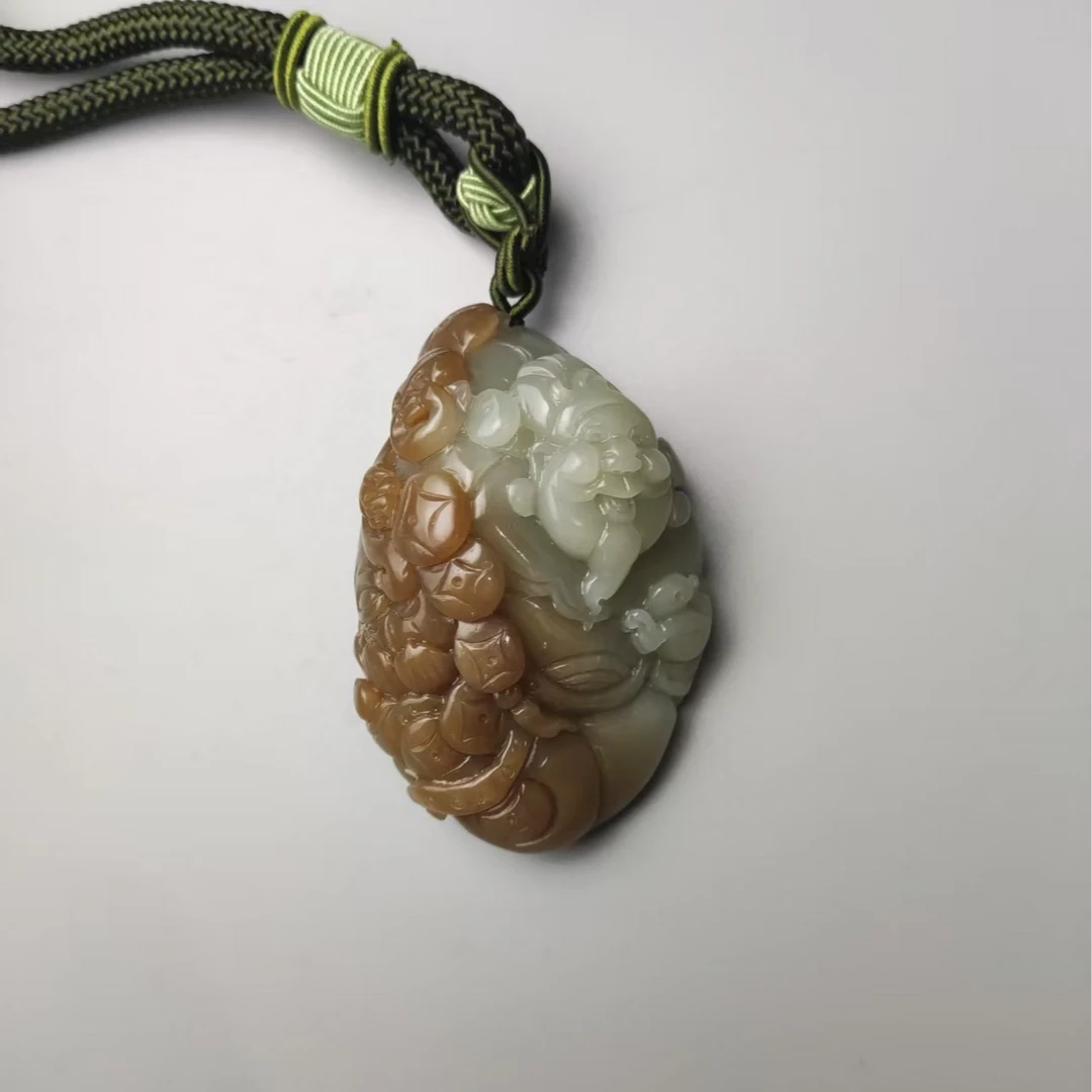 和田玉---财神手把0434