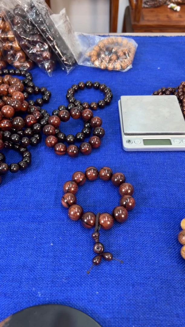 手串/手链黄花梨/降香黄檀2.0紫油梨水波纹手串