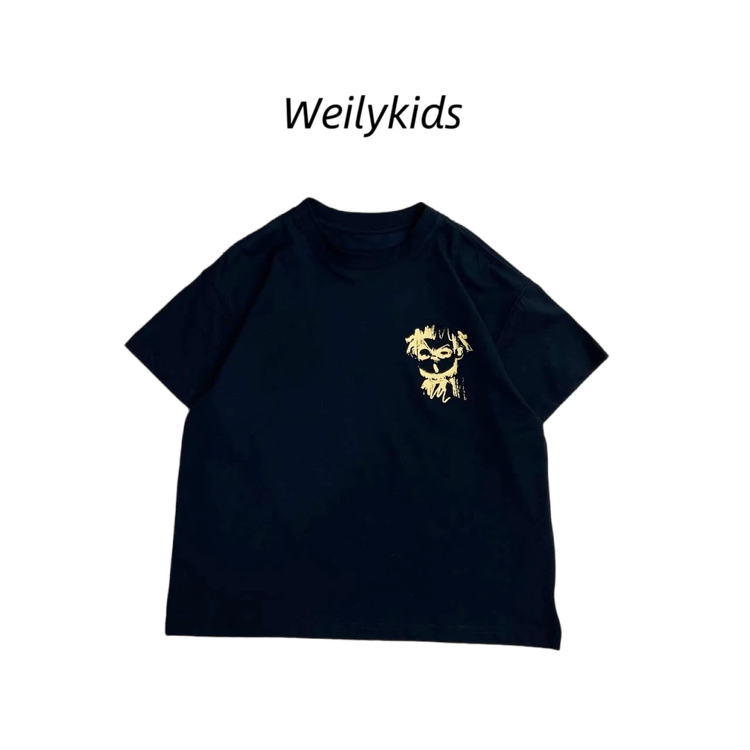 （哪吒T)2025年中大童哪吒短袖T亲子款MC603