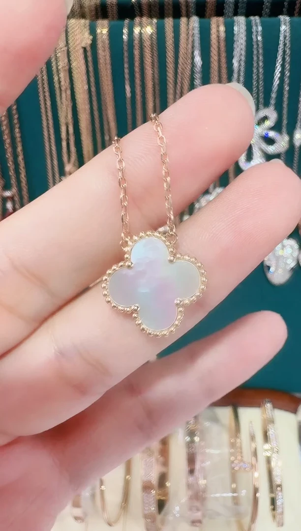 18K金镶嵌贝壳（贝母）套链套链