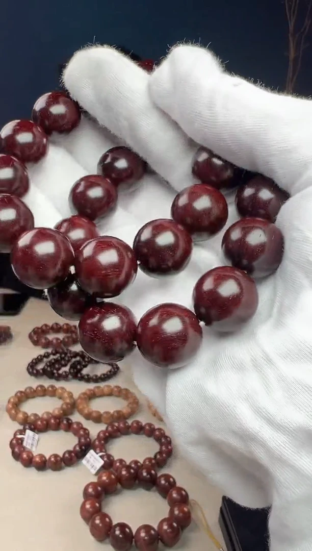 檀香紫檀（小叶紫檀）手串/手链1.8 紫檀 高油 无胶无蜡