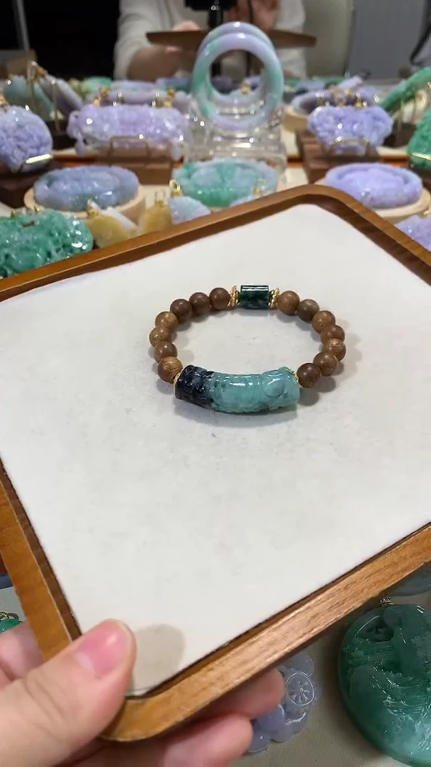 未镶嵌手链翡翠手牌