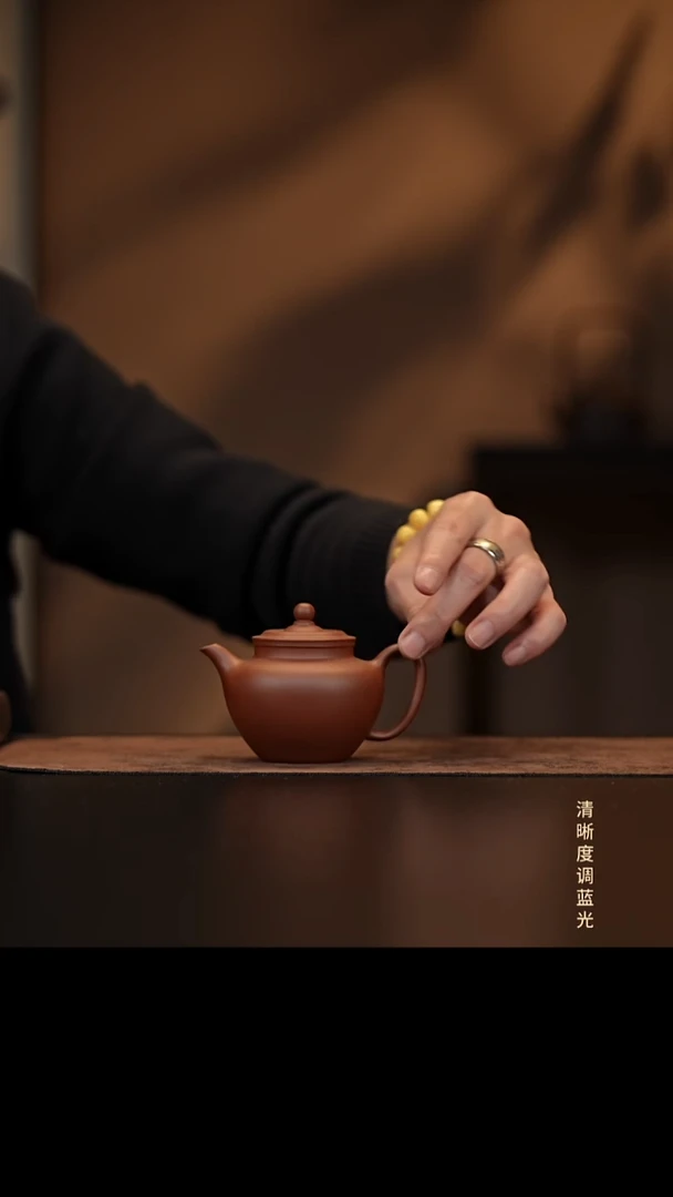允禾斋 紫砂壶  秋水 改款  紫泥