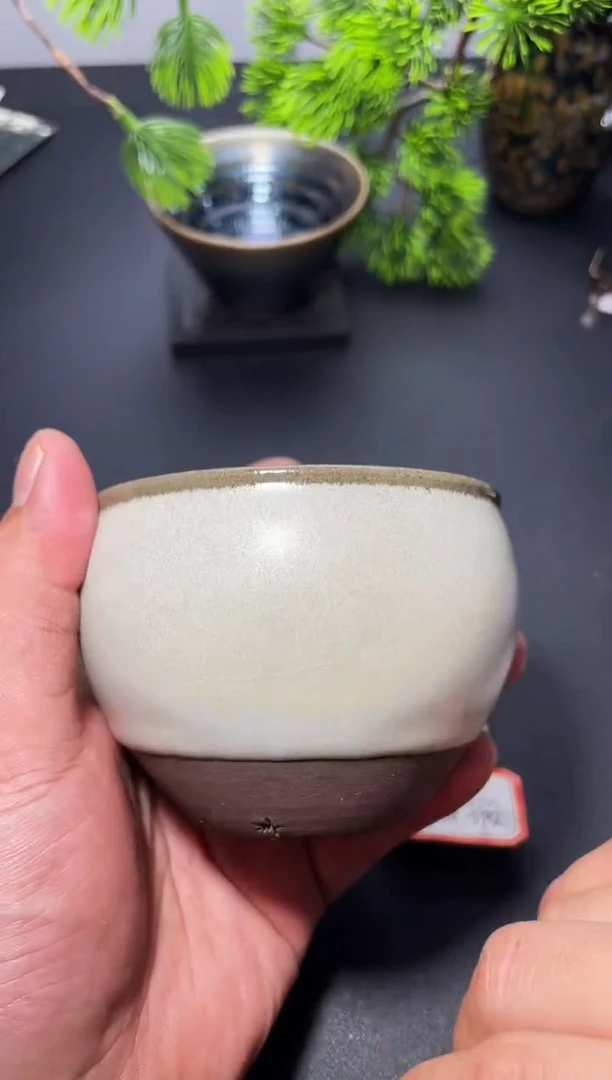 茶盏40（微瑕）叶紫建盏