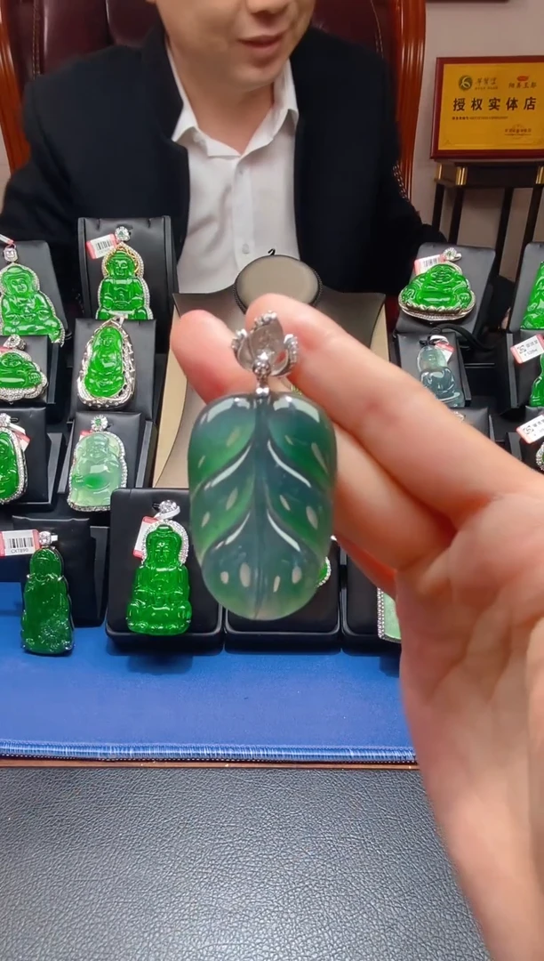 【闪购商品】翡翠颈饰未镶嵌天然A货翡翠W01