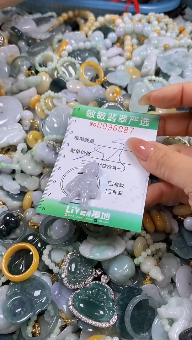 【闪购商品】翡翠颈饰未镶嵌闪购0096087多样性发其一