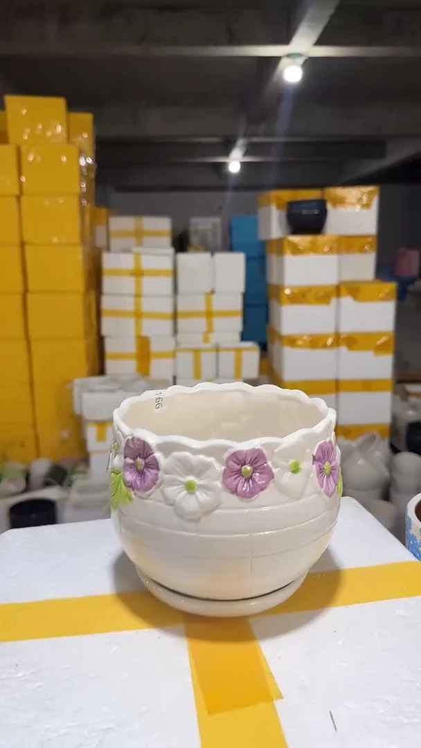 高温陶瓷花盆+Q100