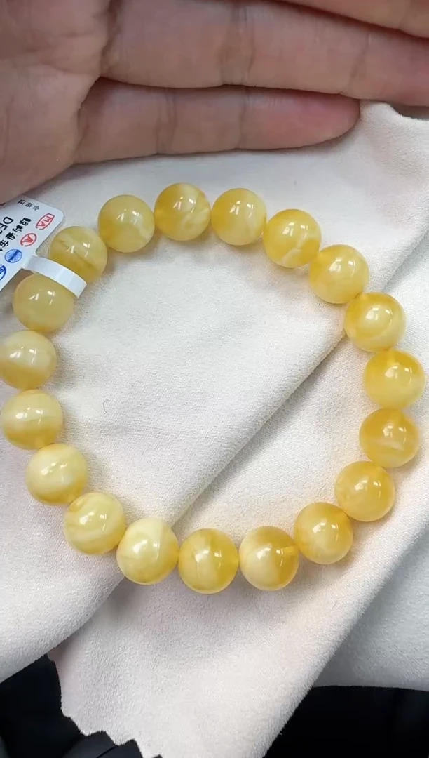 未镶嵌蜜蜡手串蜜蜡手串