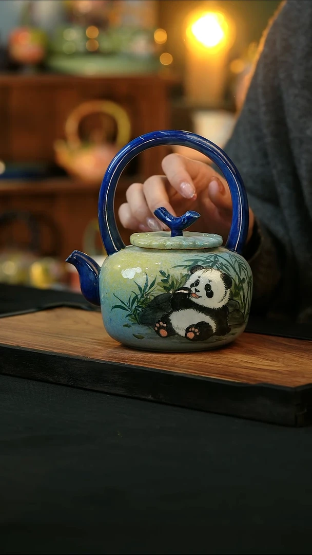 杯手绘心瓷陶瓷浮力