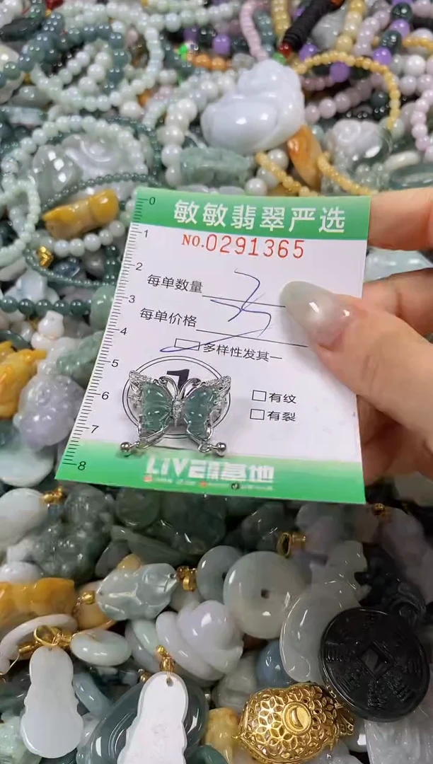 翡翠未镶嵌颈饰闪购0291365多样性发其一