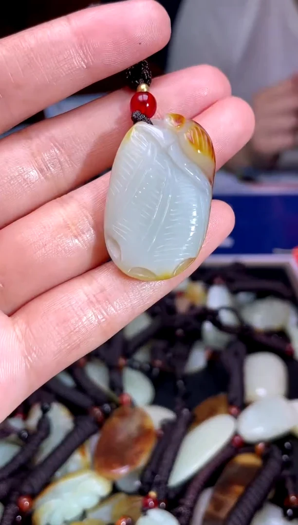 和田玉未镶嵌挂件1
