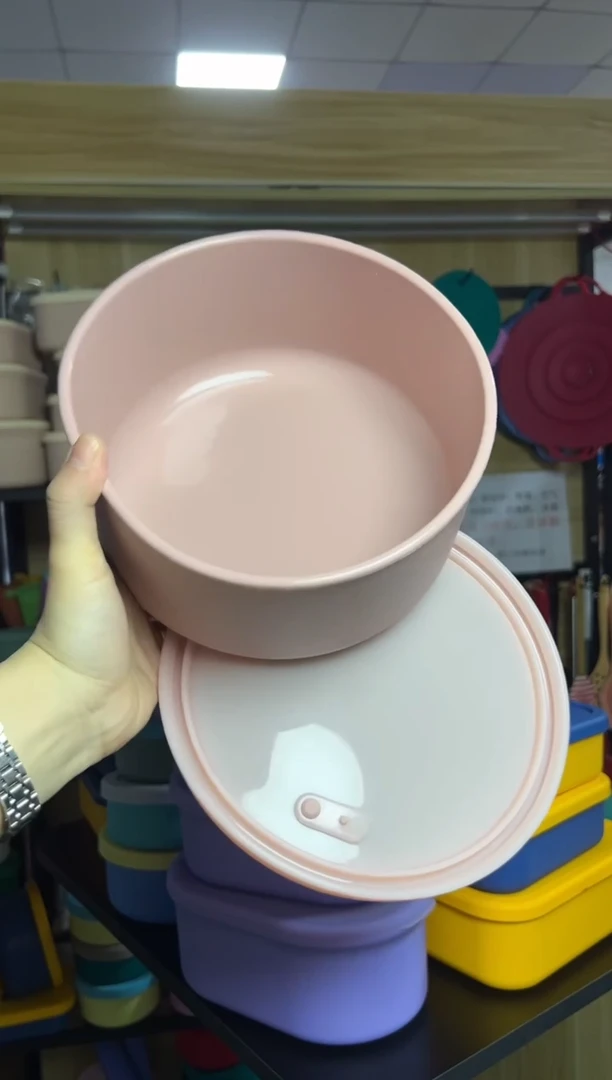 硅胶粉色半透-2100排气圆盒