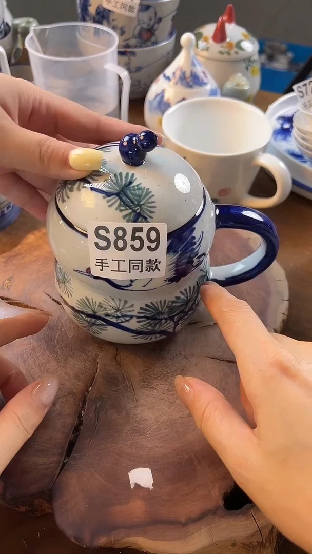 碗859老陶泥杯子