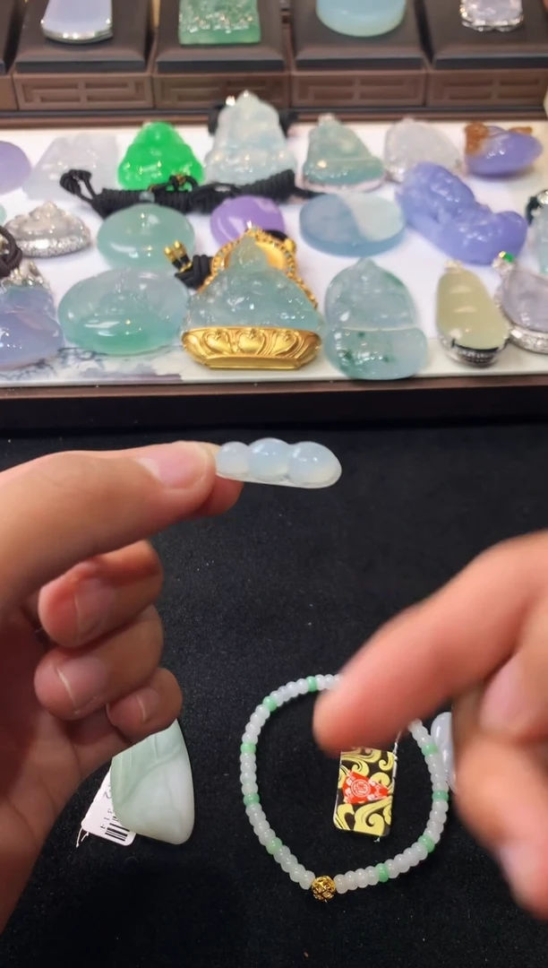 未镶嵌定制翡翠姑*  S毛货不退不换