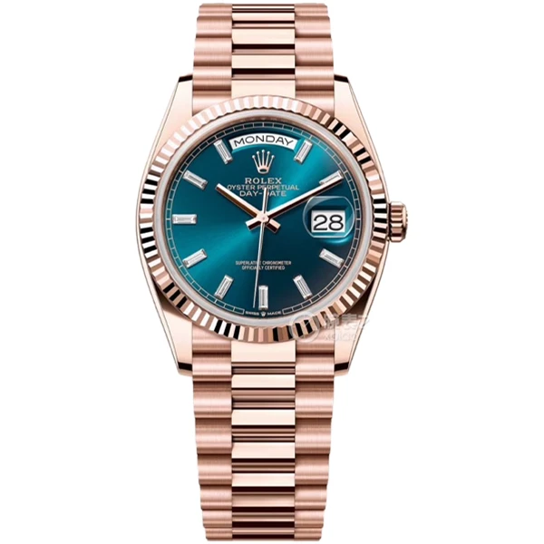 99新 Rolex/劳力士 老佛爷/劳力士128235/自动机械/25年全套/36mm
