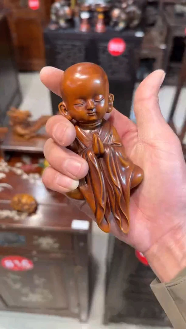 木木头款黄杨沙弥158