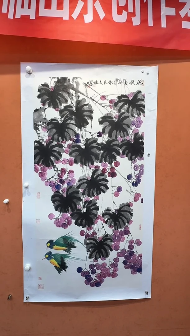 国画侯晓峰国画作品8平尺27-8