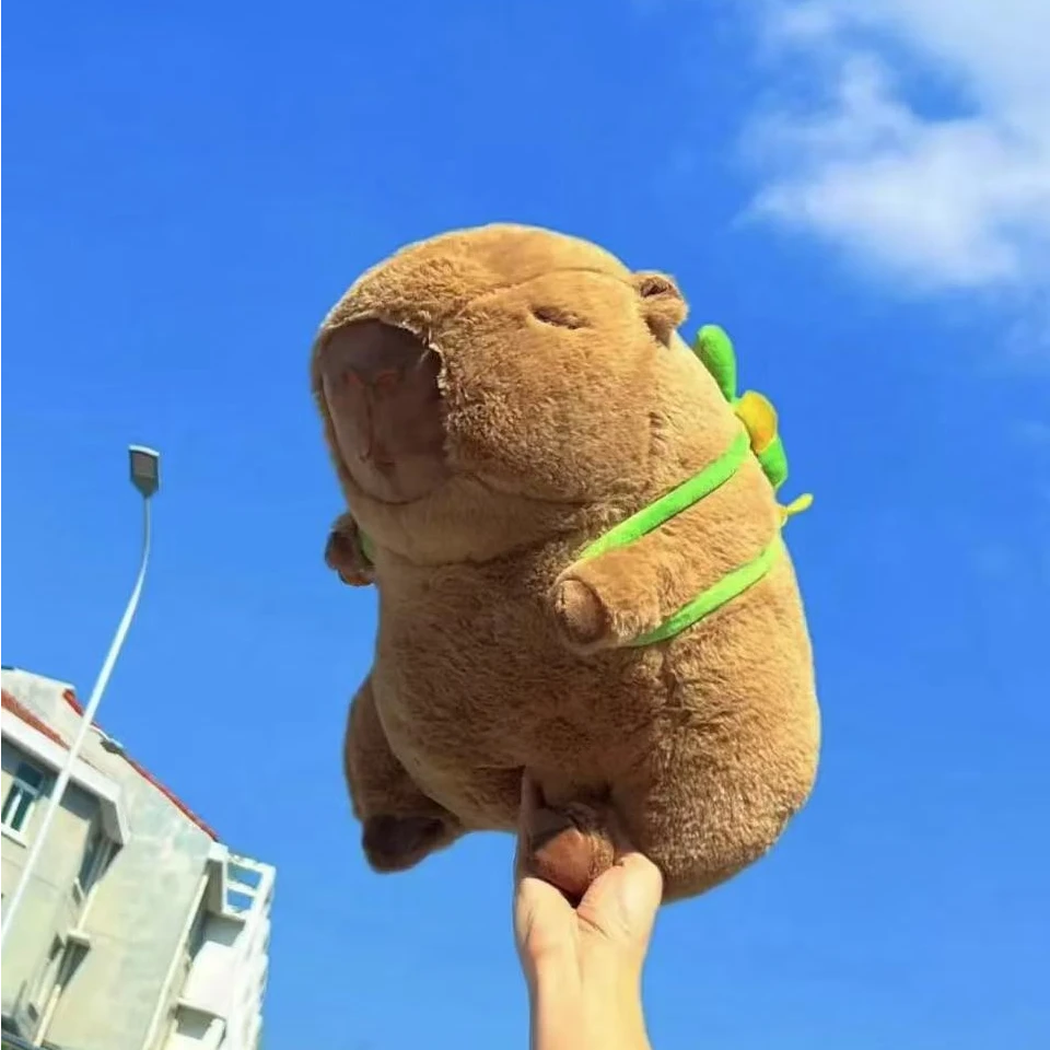 卡皮巴拉抱枕40cm一个，误差2-3cm有问题联系客服