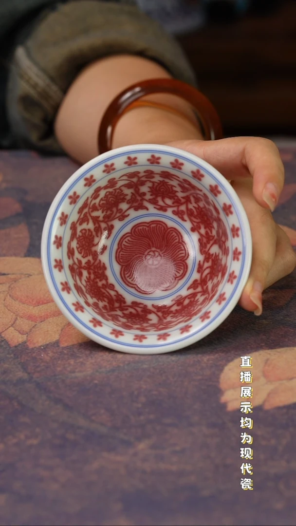 景德镇手工手绘陶瓷杯