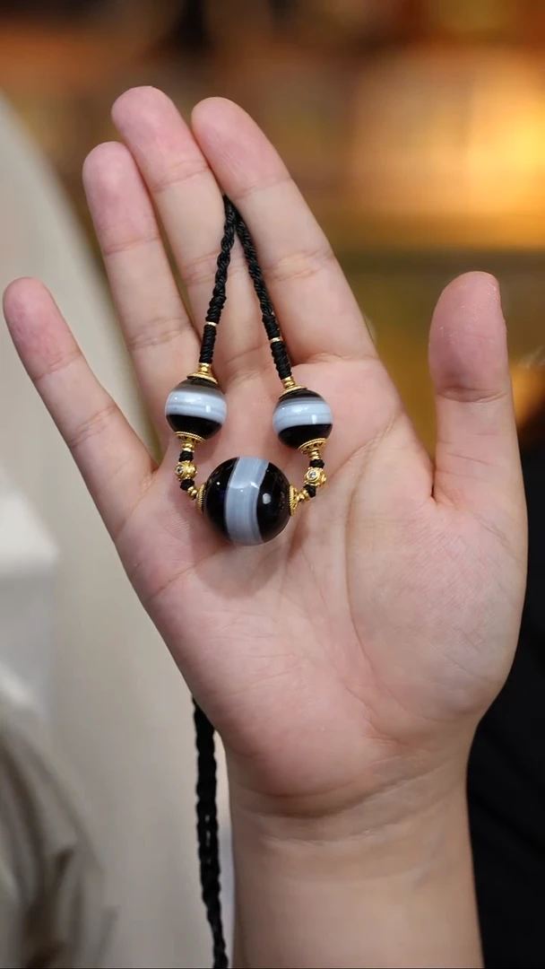 玛瑙/玉髓（覆膜）颈饰未镶嵌多宝项链多样性发其一