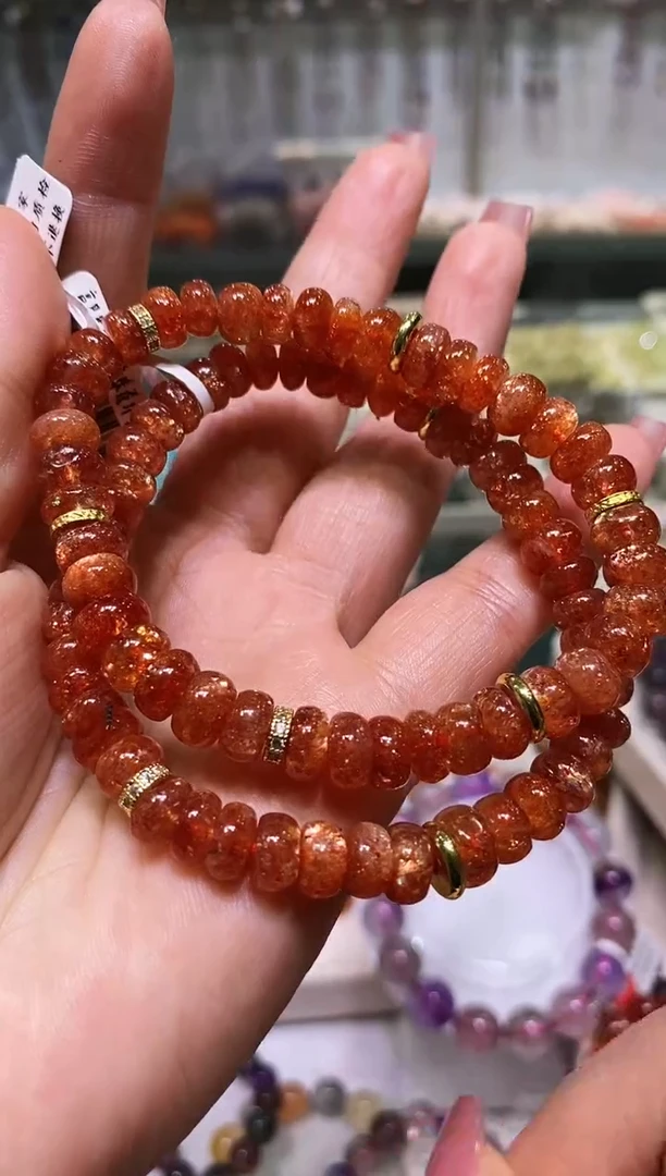 未镶嵌手链长石多样性发其一金太阳