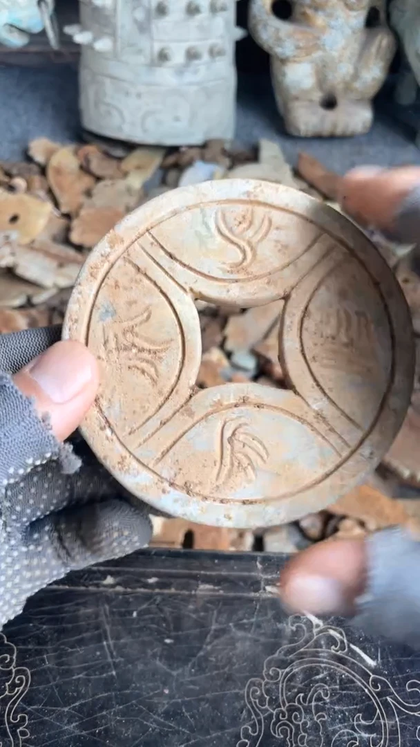 和田玉未镶嵌挂件东顺摆件链接1524654654