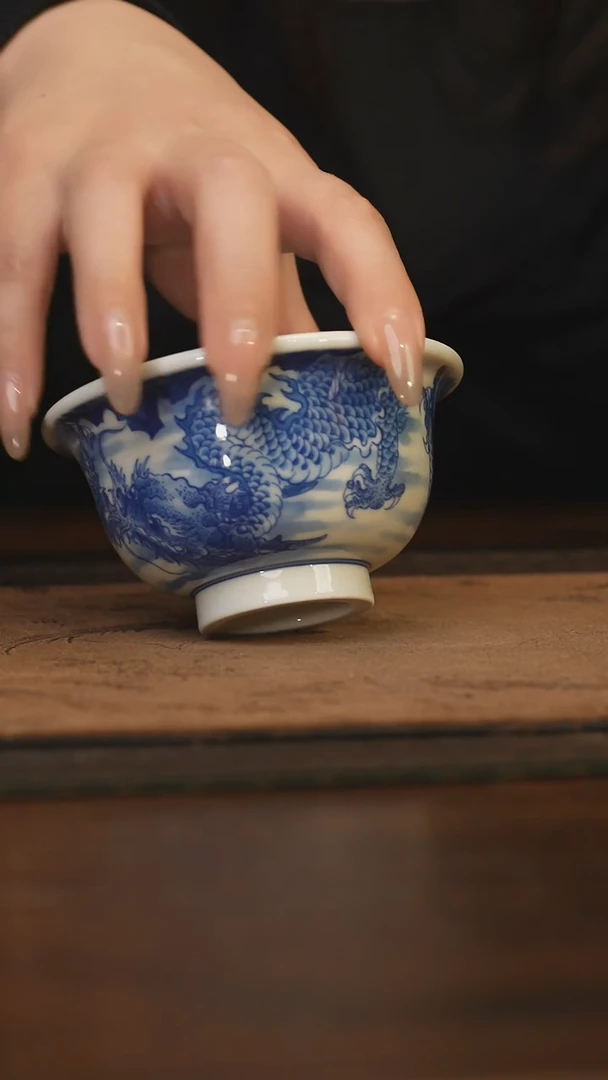 杯柴窑青花破价福利