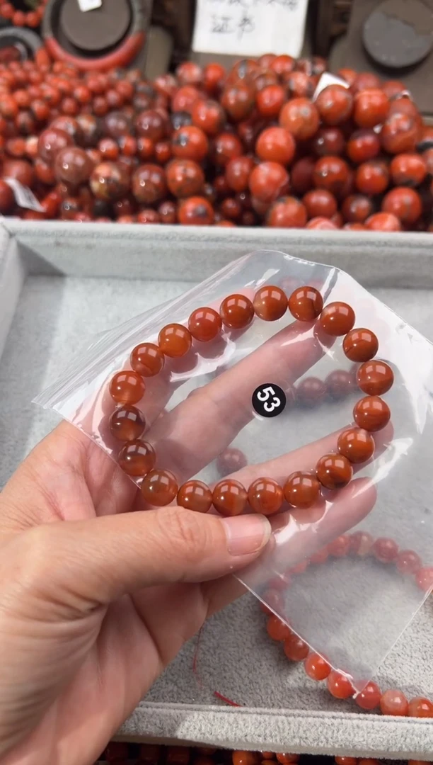 未镶嵌手串南红玛瑙1