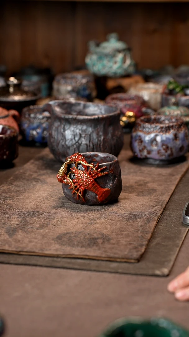 【闪购商品】 景德镇柴烧志野杯