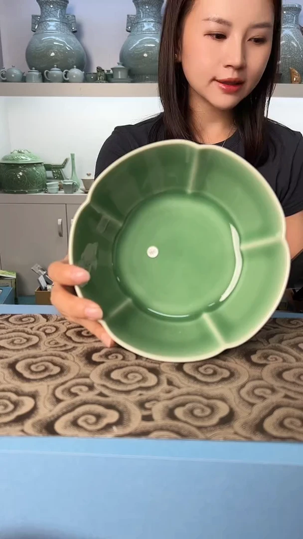 龙泉云间青瓷小米茶器