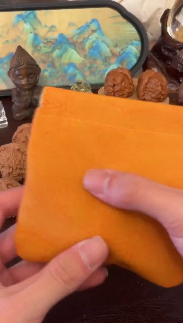 文玩收纳袋艾玛橙