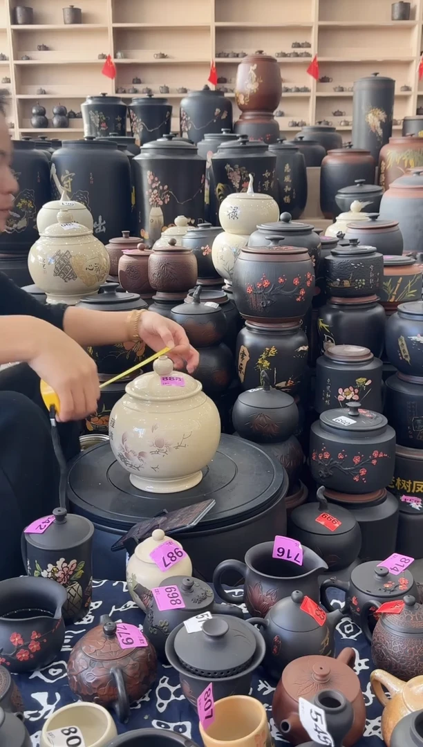 罐瑕疵茶叶罐  白泥    888