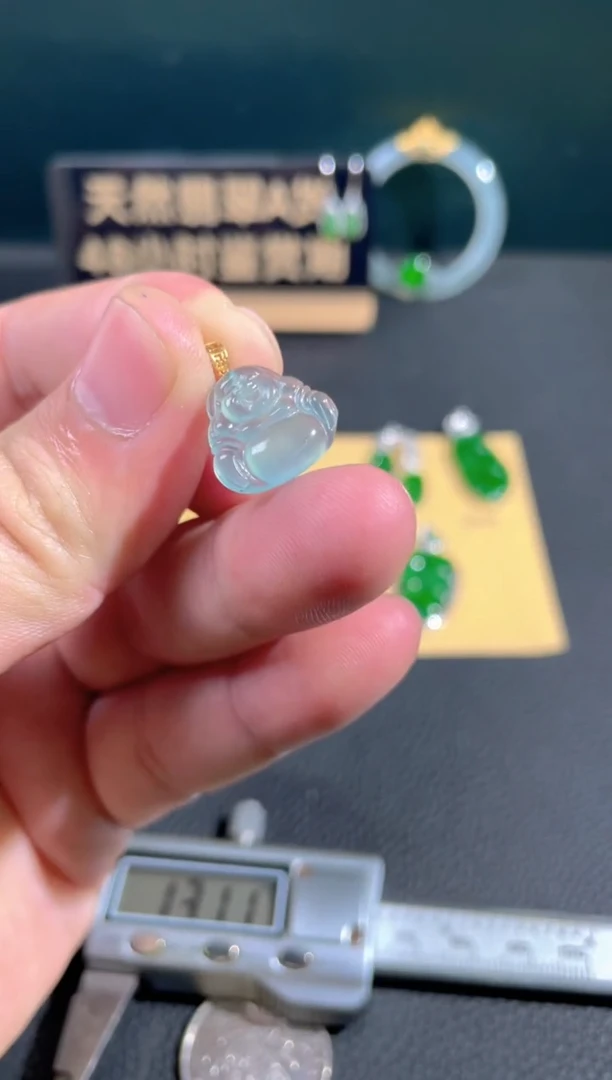 【闪购商品】翡翠颈饰18K金镶嵌翡翠