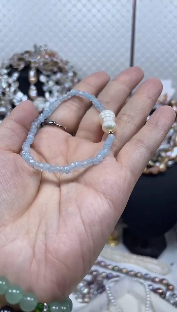 未镶嵌淡水珍珠手链【纯恬珍珠】（多样性发货发一）